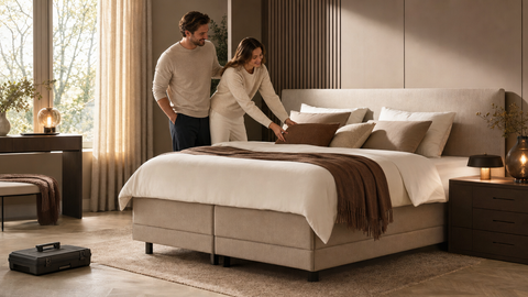 Entscheidung zwischen Eigenaufbau und Montageservice im Schlafzimmer