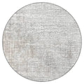 Nahaufnahme des Strukturstoff-Bezugs in Grau-Beige des Lucia Boxspringbetts, Stoffmuster als Swatch