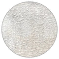 Nahaufnahme des weissen Bouclé-Bezugs Belvano Boxspringbett, feine Stoffstruktur des Materials im Detail